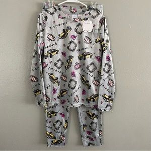 Briefly Stated FRIENDS The Television TV Series Pajama Set Top Pants Size S NEW